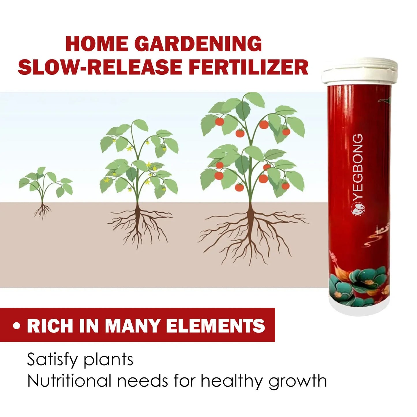 Plant Fertilizer  Tablet 18 pcs