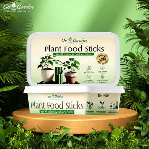 Fertilizer Sticks Boosts Growth & Yield | For Indoor & Outdoor Plants | Easy-to-Use | 40+Sticks Pack