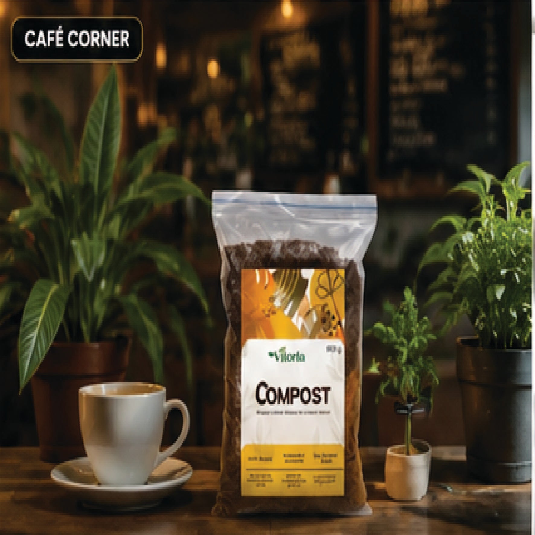 VILORIA Premium Organic Compost for Indoor & Outdoor Plants