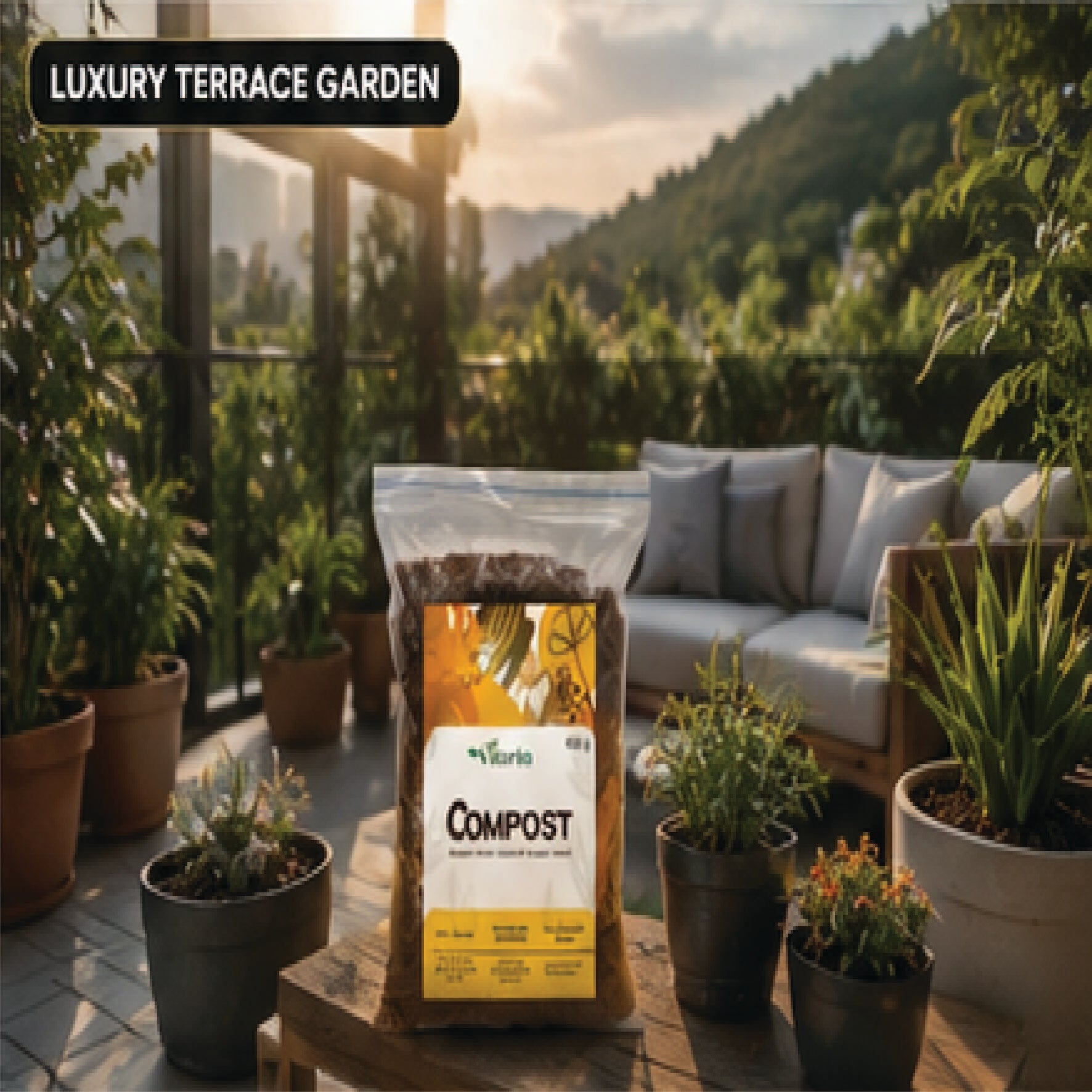 VILORIA Premium Organic Compost for Indoor & Outdoor Plants