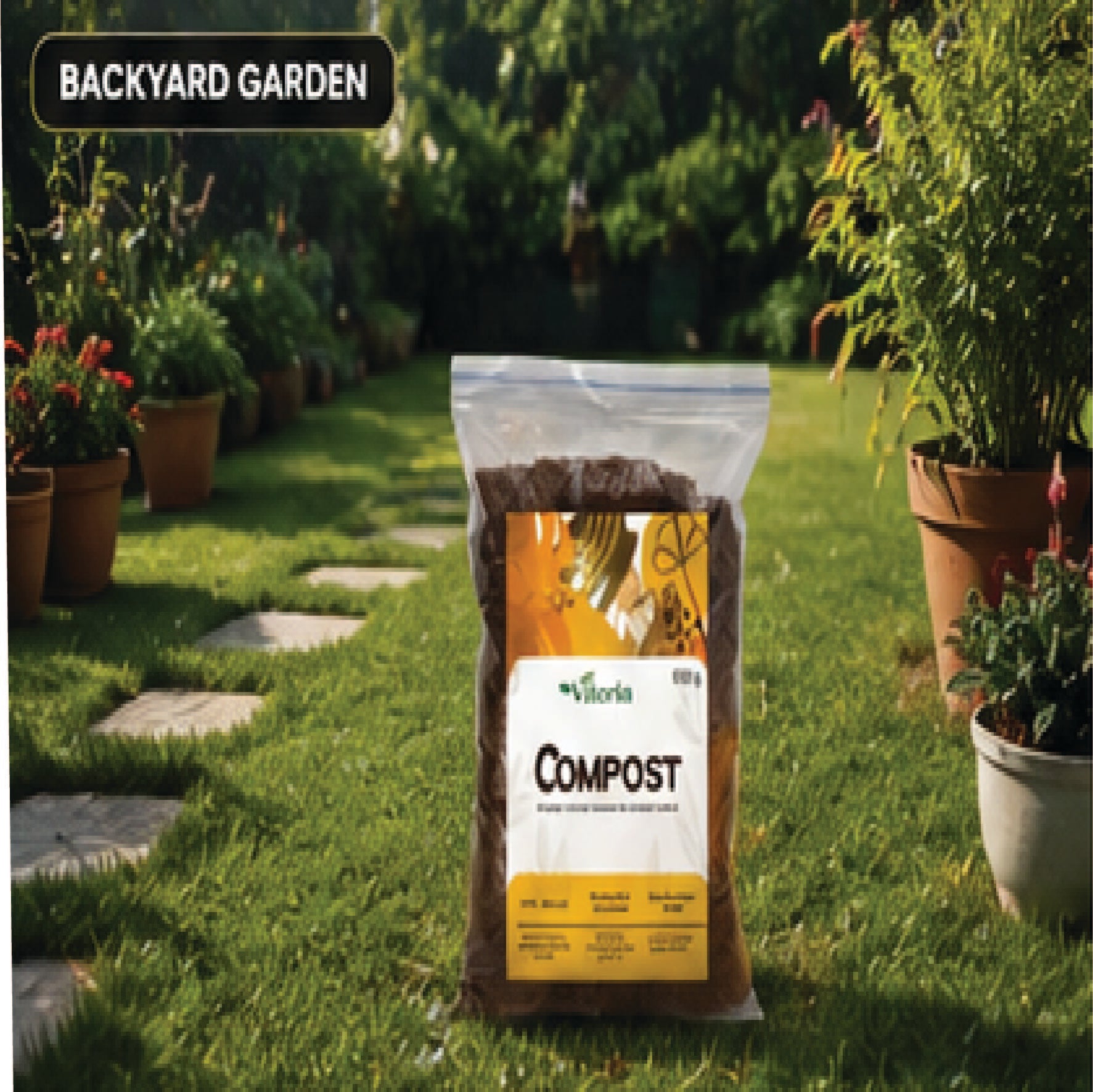 VILORIA Premium Organic Compost for Indoor & Outdoor Plants