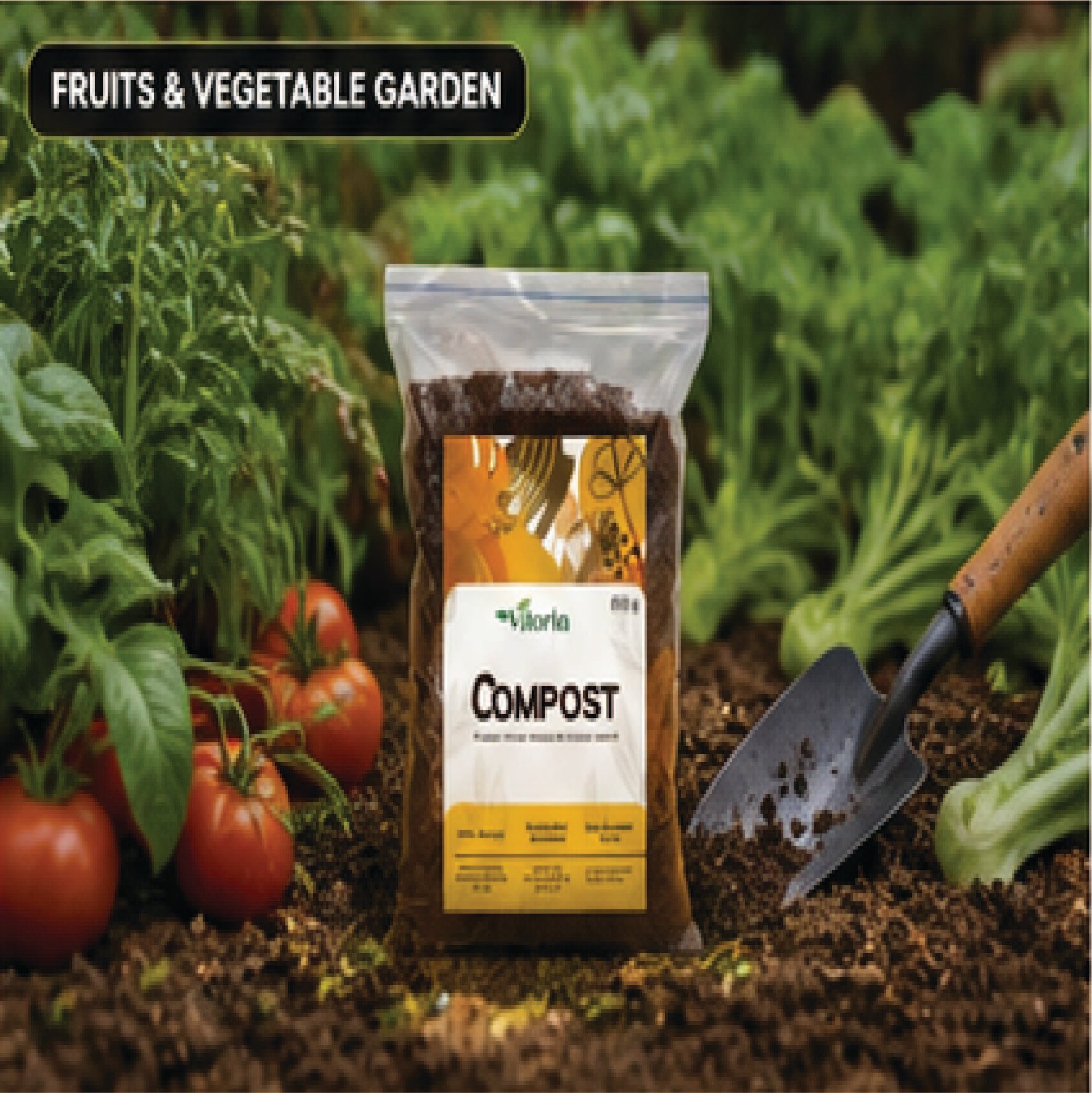 VILORIA Premium Organic Compost for Indoor & Outdoor Plants