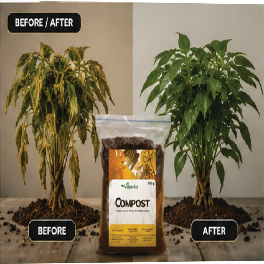VILORIA Premium Organic Compost for Indoor & Outdoor Plants