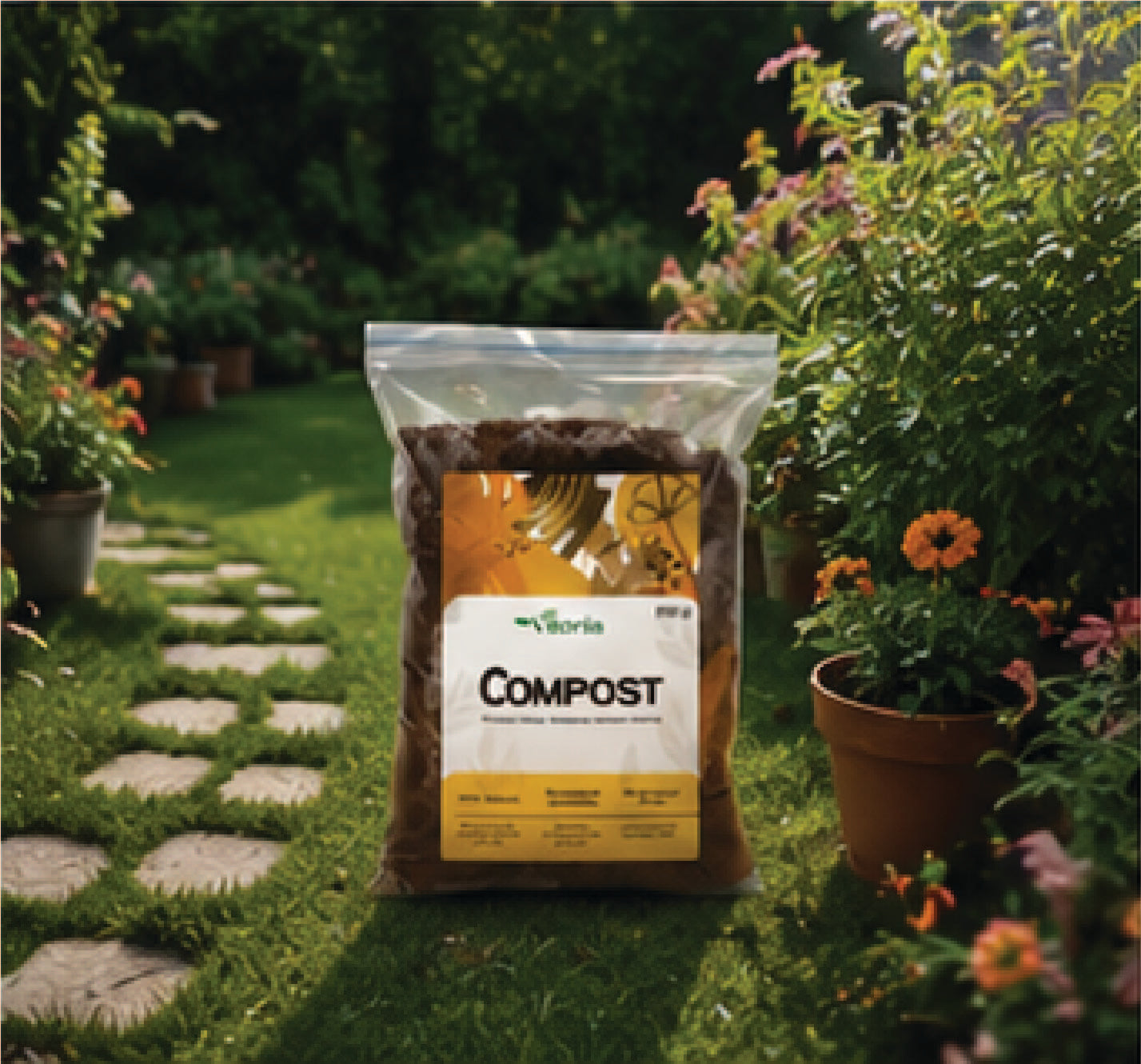 VILORIA Premium Organic Compost for Indoor & Outdoor Plants